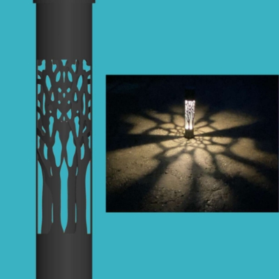 LI-8176 Organic Pattern Bollard Light